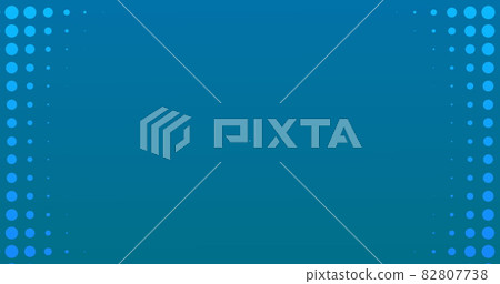 Moving rows of spots and blue circles 82807738