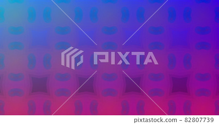 Kaleidoscope abstract pink, blue and purple shapes 82807739