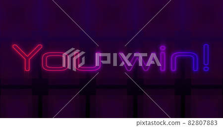 You win text against abstract moving background You win text against abstract moving background 82807883