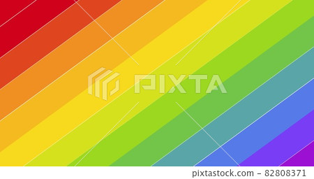Picture with lgbtq rainbow colors stripes 82808371