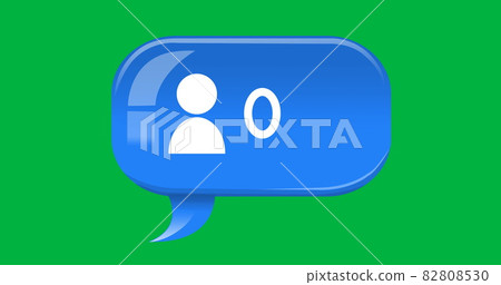 Follower icon with numbers in a chat box 4k Follower icon with numbers in a chat box 4k 82808530