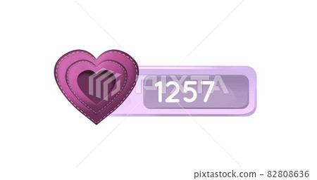 Increasing number of likes or hearts 4k 82808636