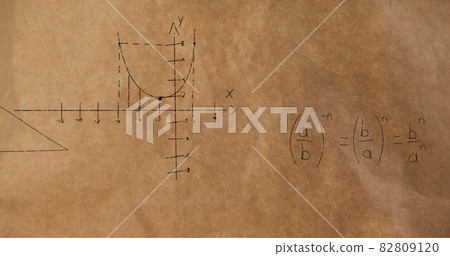 Mathematical equations and figures 4k - Stock Illustration [82809120 ...