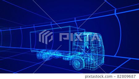 3d technical drawing of car 4k 3d technical drawing of car 4k 82809687