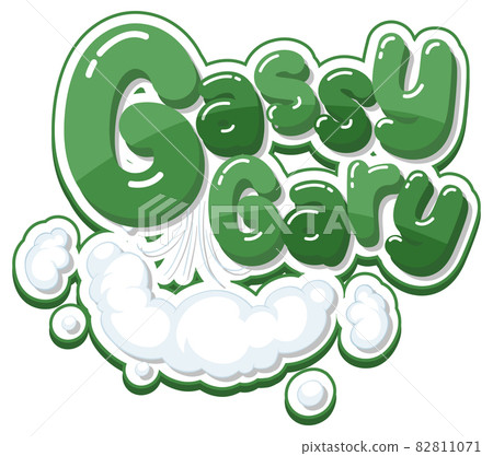 Gassy Gary logo text design 82811071