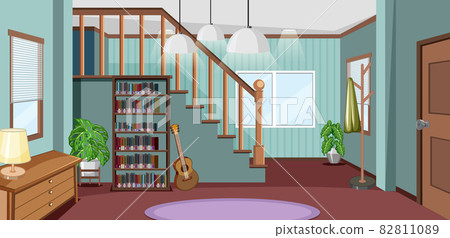 Living room interior design with furnitures Living room interior design with furnitures 82811089