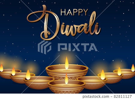 Happy Diwali poster design 82811127