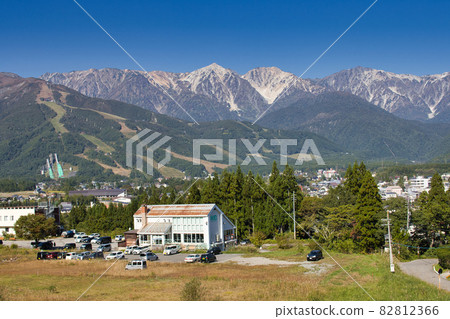 Superb view of Ushirotateyama mountain range from Highland Hotel 82812366