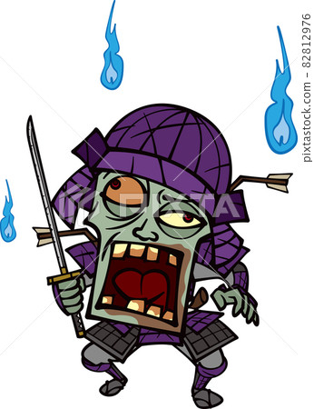 Samurai zombies wandering around [2 heads] 82812976
