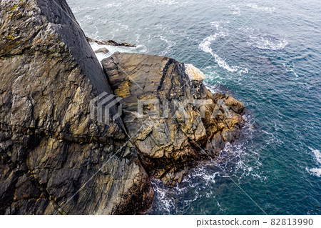 Aerial view of the coastline at Dawros in County Donegal - Ireland Aerial view of the coastline at Dawros in County Donegal - Ireland 82813990