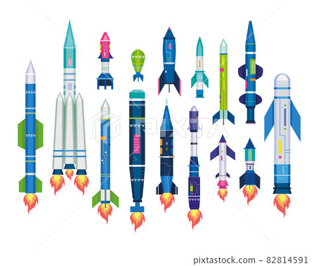 Missile set for air ballistic strike 82814591