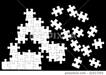 Plain white jigsaw puzzle 82817565