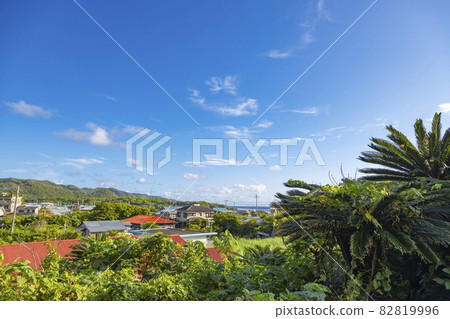 Amami Oshima Kasari Town Village Scenery 82819996