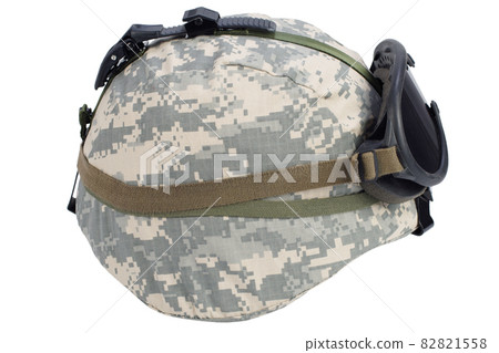 us army kevlar helmet with goggles 82821558