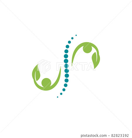 Chiropractic symbol Vector icon design illustration 82823192