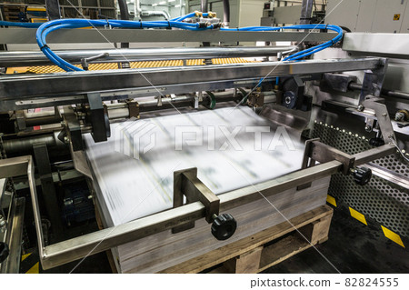 Polygraphic process in modern printing house Polygraphic process in modern printing house 82824555