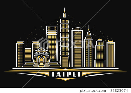 Vector illustration of Taipei Vector illustration of Taipei 82825074