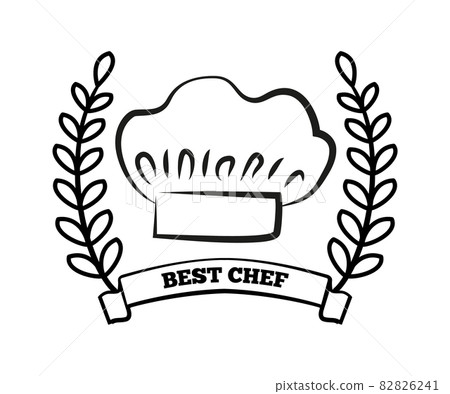 Best Chef Title Laurel Branch Vector Illustration Best Chef Title Laurel Branch Vector Illustration 82826241