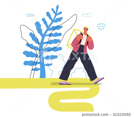 Startup illustration. Concept of building new business Startup illustration. Concept of building new business 82828080