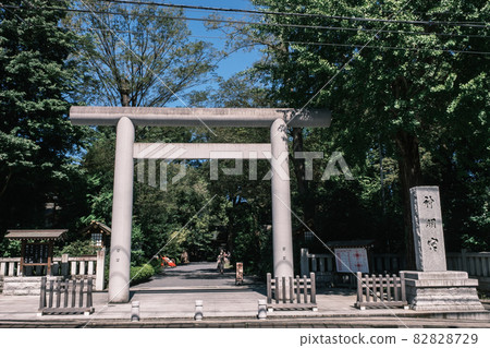 Shrines and temples Otorii of Asagaya Shinmeigyu, Suginami-ku, Tokyo 82828729