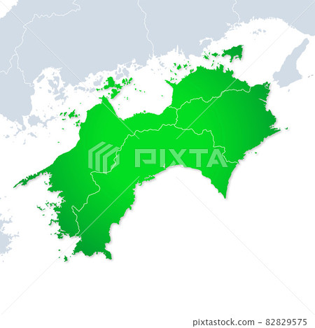 四國地圖 四國地圖 82829575