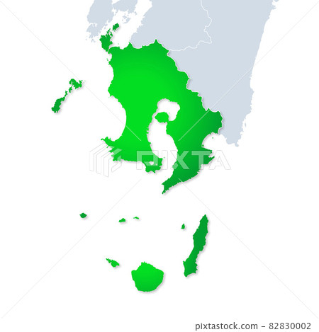 鹿兒島縣地圖 鹿兒島縣地圖 82830002