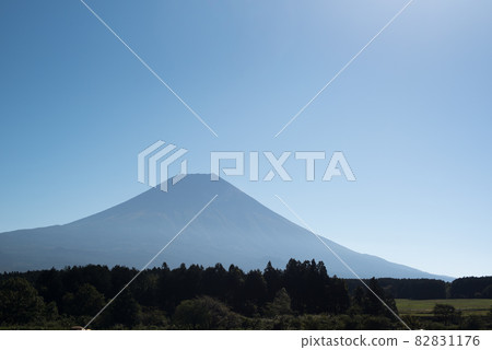Mt. Fuji in blue sky Mt. Fuji in blue sky 82831176