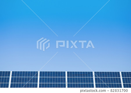 Solar panels and blue sky 82831700