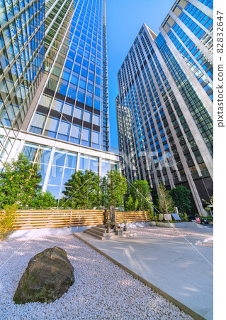 日本東京都市風景，例如更新的“Taira no Masakado”和大手町One 82832647