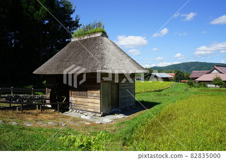 Tono heritage famous Yamaguchi water wheel Tono heritage famous Yamaguchi water wheel 82835000
