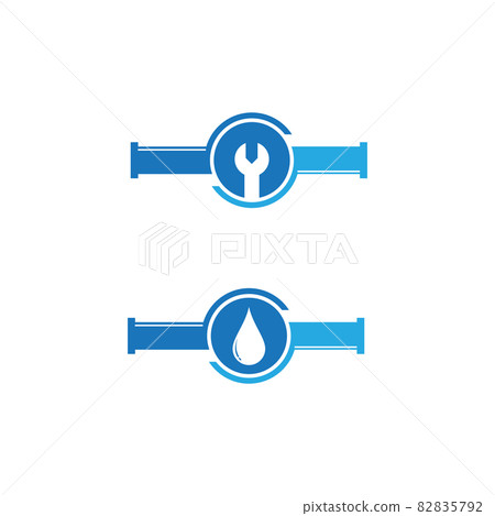 plumbing logo Vector icon design illustration plumbing logo Vector icon design illustration 82835792