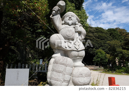 Daikokuten statue in Meguro Fudoson precincts Daikokuten statue in Meguro Fudoson precincts 82836215