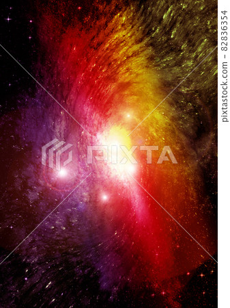 galaxy in a free space. 3D rendering galaxy in a free space. 3D rendering 82836354