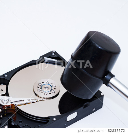 Hard disk data disposal destruction [storage device] 82837572