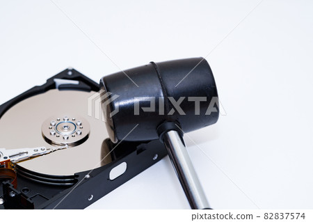 Hard disk data disposal destruction [storage device] 82837574