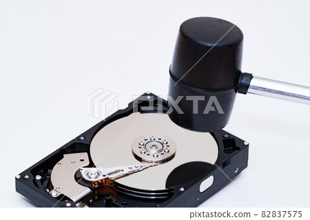 Hard disk data disposal destruction [storage device] 82837575