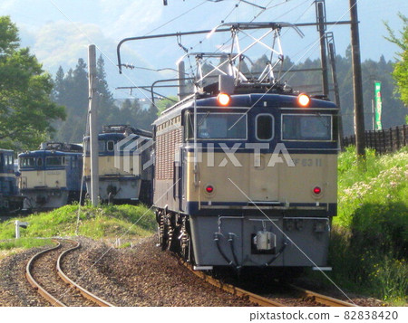 Usui Pass Railway Cultural Village EF63 Experience driving 82838420