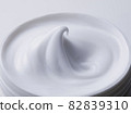 White cream basic cosmetics sizzle close-up 82839310