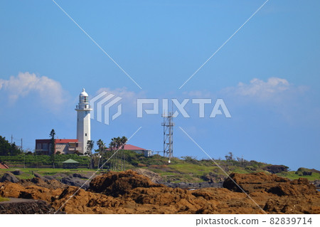千葉縣南房總市白濱町野島崎的風景 千葉縣南房總市白濱町野島崎的風景 82839714
