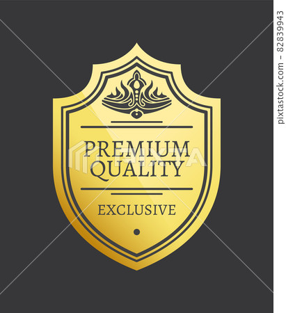 Premium Quality Exclusive Golden Label with Crown Premium Quality Exclusive Golden Label with Crown 82839943