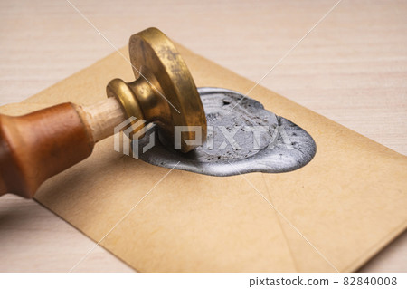Wax stamp to create a three-dimensional impression. Wax stamp to create a three-dimensional impression. 82840008