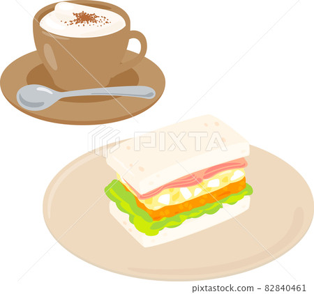 Sandwich with lots of ingredients Sandwich with lots of ingredients 82840461