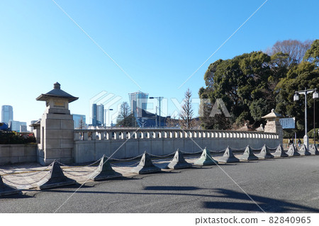 Jingu Bridge in front of Harajuku Station (Jingumae, Shibuya-ku, Tokyo) Jingu Bridge in front of Harajuku Station (Jingumae, Shibuya-ku, Tokyo) 82840965