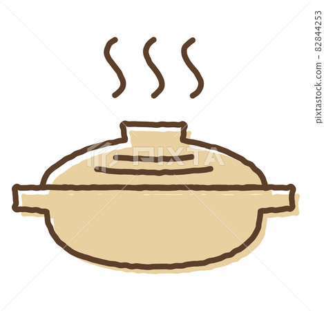 可愛的手繪氣候鍋圖標 82844253