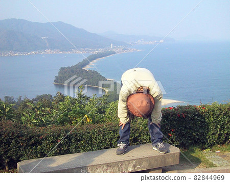 A peek into Amanohashidate, one of the three most scenic spots in Japan A peek into Amanohashidate, one of the three most scenic spots in Japan 82844969