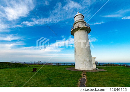 Cape Esan_Lighthouse_Lighthouse_Blue Sky_Cape Cape Esan_Lighthouse_Lighthouse_Blue Sky_Cape 82846523