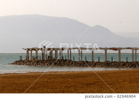 The Dead Sea is a salt lake between Israel, Jordan and the West Bank. The Dead Sea is a salt lake between Israel, Jordan and the West Bank. 82846904