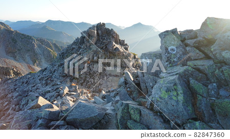 Scenery from the vicinity of the summit of Oku Hotaka Scenery from the vicinity of the summit of Oku Hotaka 82847360