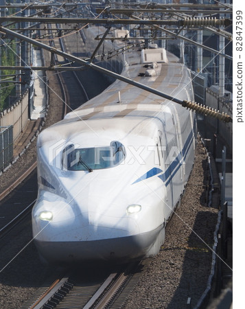 Shinkansen N700S J9 formation near Yamashina 82847399