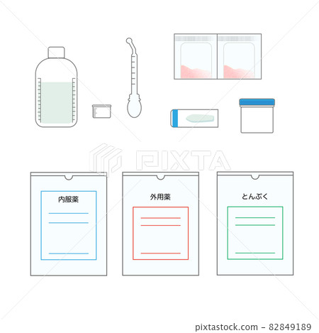 嬰兒處方藥和藥袋套裝 82849189